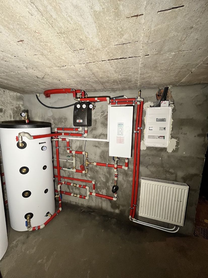 Kotłownia z instalacją grzewczą wykonana przez ProHydro w Bielsku-Białej